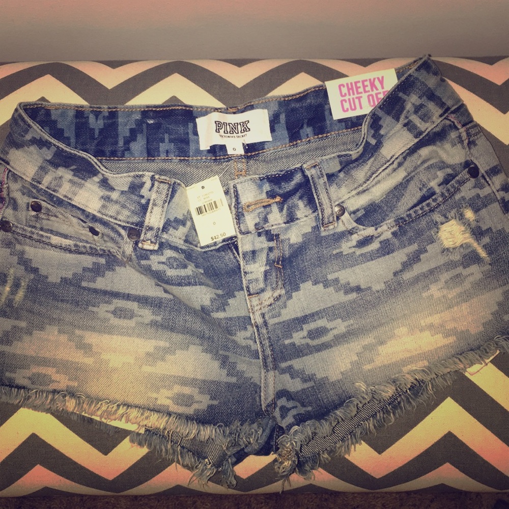 PINK Cheeky CUT OFFS/ Tag attached